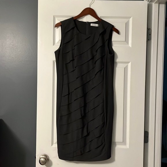 Gray Calvin Klein sleeveless dress size 12 - Picture 2 of 9